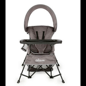 Baby Delight Go With Me Venture Deluxe Portable Chair Gray